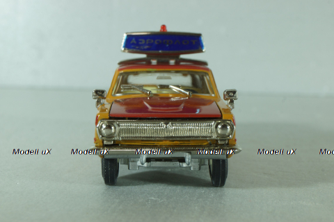 Газ-2402 Волга, Аэрофлот, 1990г., Тантал/Радон 1:43