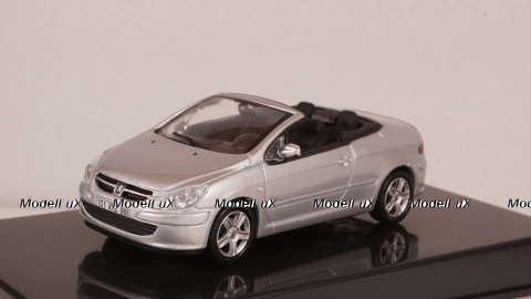 Peugeot 307CC Cabriolet 2003 silver, Altaya 1:43