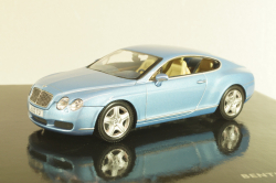 Bentley Continental GT light blue, BL315, Minichamps 1:43