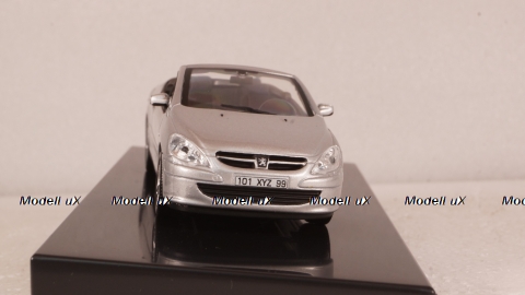 Peugeot 307CC Cabriolet 2003 silver, Altaya 1:43