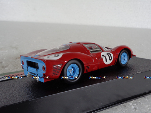 Ferrari 412 P #10 3rd 1000km Spa 1967 Attwood, Bianchi, Altaya, Ferrari Racing Collection 1:43