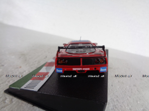 Ferrari F40 Competizione #40 IMSA GTO Topeka 1990 J. L. Schlesser, Altaya, Ferrari Racing Collection 1:43