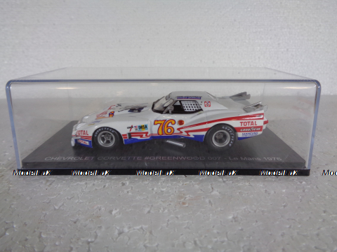 Chevrolet Corvette #76 24h LeMans 1976 Greenwood, Darniche, Spark 1:43