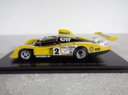 Renault Alpine A442 #2 winner 24h LeMans 1978 Pironi, Jaussaud, Spark 1:43