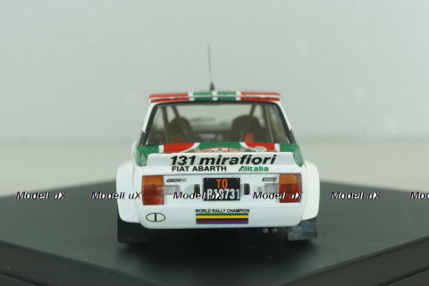 Fiat 131 Abarth #2 rally Monte Carlo 1978, W.Rohrl/С.Geisttorfrer, white, 1409, Trofeu 1:43