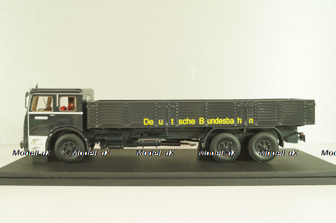 Bussing 12000 truck, black, Autocult (Miniatur Modell Markt) 1:43