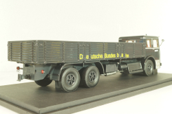 Bussing 12000 truck, black, Autocult (Miniatur Modell Markt) 1:43