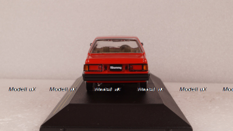 Nissan Sunny 1980 Red, F43-118, First 43 1:43