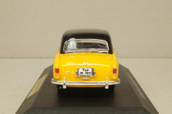 Mercedes-Benz 220 S Ponton (W180) 1956 Faller 1995, yellow/black, Faller 1:43