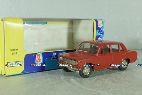 Ваз-2101, красный, июль 1990г. , Тантал/Радон 1:43