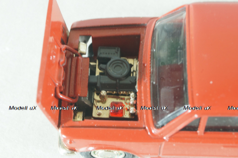 Ваз-2101, красный, июль 1990г. , Тантал/Радон 1:43