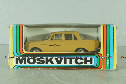 Москвич-408, такси, 1989г., Тантал/Радон 1:43