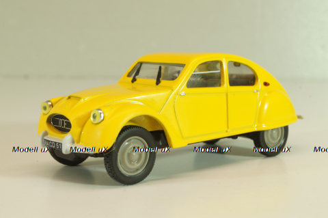 Citroën 2CV Dagonet 1956, yellow, 409522N, Norev 1:43
