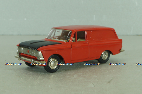 Москвич-433 А5, пластина, красный, Тантал/Радон 1:43