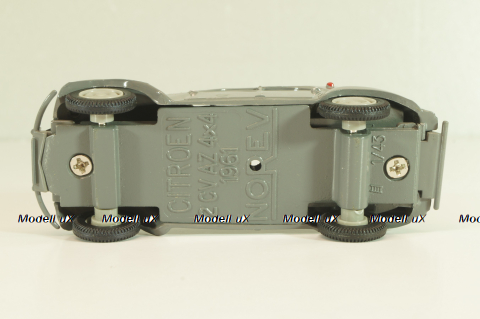 Citroen 2CV 4x4 Sahara 1961, grey, Norev 1:43