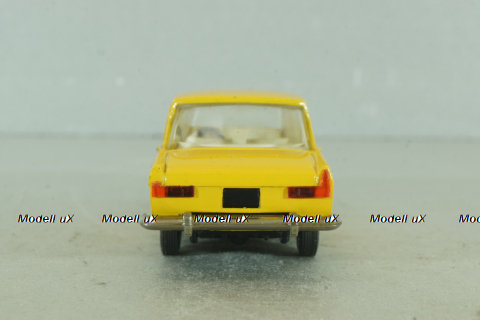 Москвич-412 А2, желтый, 2 зажима,Тантал/Радон 1:43
