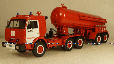 Камаз-54115 с п/п ТЦ-11 пенотушения г. Луганск, Skifavto 1:43