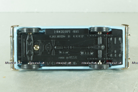 Москвич-408, такси, голубой, ноябрь 1989г., Тантал/Радон 1:43