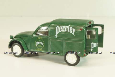 Citroen 2CV AZU fourgonnette PERRIER, green, 409525S, Norev 1:43