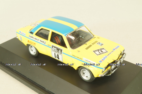 Opel Ascona A #14 RAC Rallye 1972, yellow, 02678, Schuco 1:43
