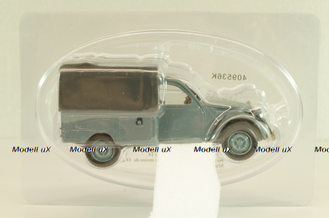 Citroen 2CV Pick-up, grey, 409536K, Norev 1:43