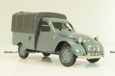 Citroen 2CV Pick-up, grey, 409536K, Norev 1:43