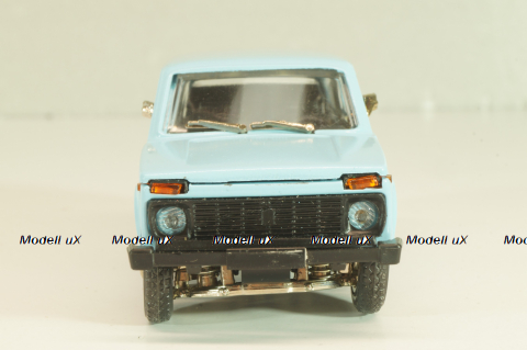 Ваз-2121 Нива, голубая, апрель 1991г., Тантал/Радон 1:43