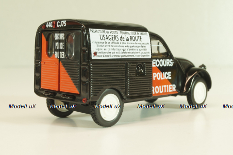 Citroen 2CV fourgonnette secours routiers Paris, 409538M, Norev 1:43