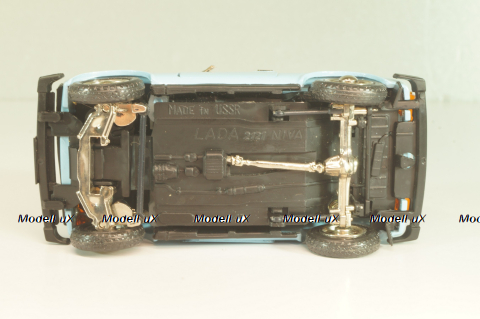 Ваз-2121 Нива, голубая, апрель 1991г., Тантал/Радон 1:43