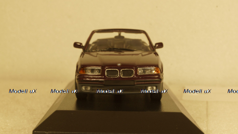 BMW 3-SERIES E36 CABRIOLET - 1993 - PURPLE METALLIC, 940023331, Maxichamps 1:43
