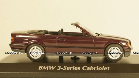 BMW 3-SERIES E36 CABRIOLET - 1993 - PURPLE METALLIC, 940023331, Maxichamps 1:43
