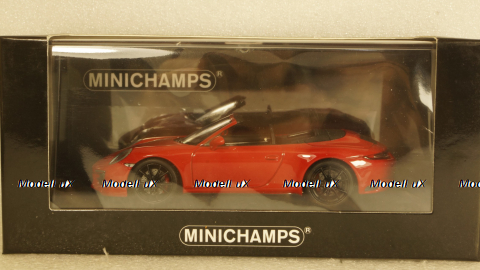 Porsche 911 (991.2) Carrera 4GTS Cabriolet 2017, red, 410067330, Minichamps 1:43