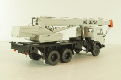 КС-3575А(53213) Автокран на шасси Камаз-53213, серый, Автоистория 1:43