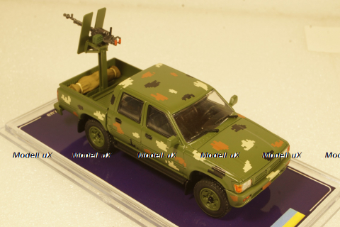 Toyota Hilux SR5 Ukraine Territorial Forces Gun Truck (Chernobaevka 2022), TruckTyr 1:43