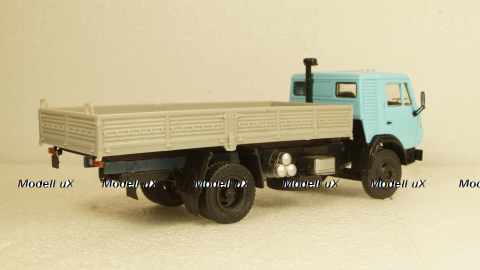 Камаз-4325 короткий кузов голубой/серый, Алник 1:43