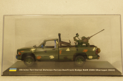 Dodge RAM 2500 Ukraine Territorial Forces Gun Truck (Mariupol 2022), TruckTyr 1:43