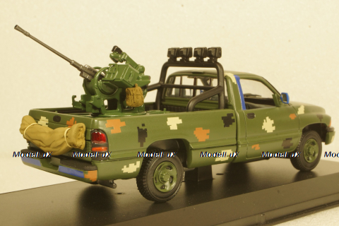 Dodge RAM 2500 Ukraine Territorial Forces Gun Truck (Mariupol 2022), TruckTyr 1:43
