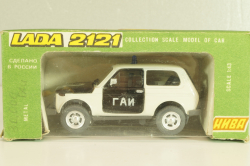Ваз-2121 Нива, ГАИ, 1996г., Тантал/Радон 1:43