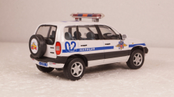 Ваз-2123 Нива Милиция, Chevrolet Niva Милиция, Cararama 1:43