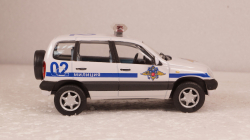Ваз-2123 Нива Милиция, Chevrolet Niva Милиция, Cararama 1:43