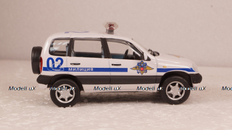 Ваз-2123 Нива Милиция, Chevrolet Niva Милиция, Cararama 1:43