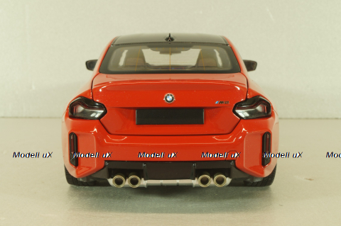 BMW M2 (G87) 2023, red metallic 110023120, Minichamps 1:18
