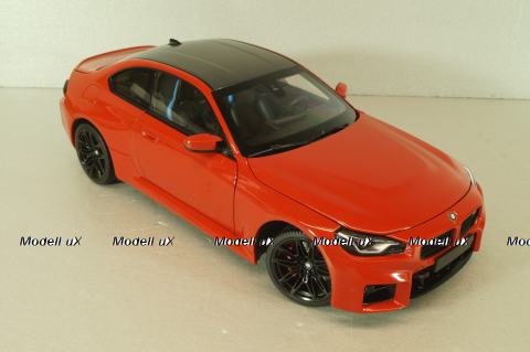BMW M2 (G87) 2023, red metallic 110023120, Minichamps 1:18