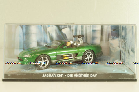 Jaguar XKR from movie "Die another day" 2002, green, James Bond Modellauto Collection №6, Altaya 1:43