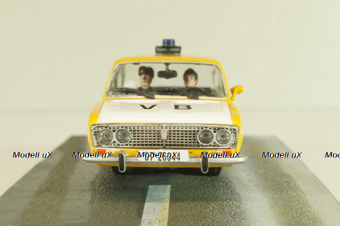 Ваз-2103 Жигули from movie "The living daylights" 1987, yellow/white, James Bond Modellauto Collection #26, Altaya 1:43