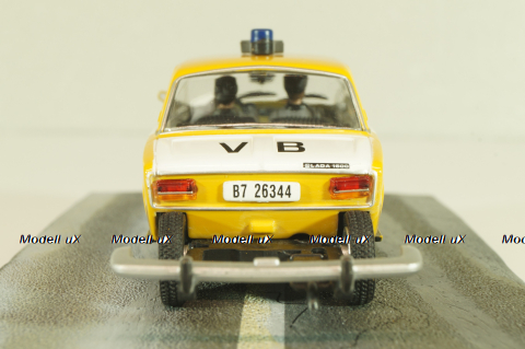 Ваз-2103 Жигули from movie "The living daylights" 1987, yellow/white, James Bond Modellauto Collection #26, Altaya 1:43