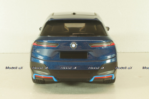 BMW iX 2022, blue metallic, 110023100,  Minichamps 1:18
