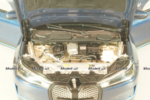 BMW iX 2022, blue metallic, 110023100,  Minichamps 1:18