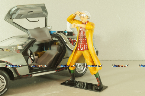 Emmett "Doc" Brown from movie Back to the future, figures, 2710F, Sun Star 1:18