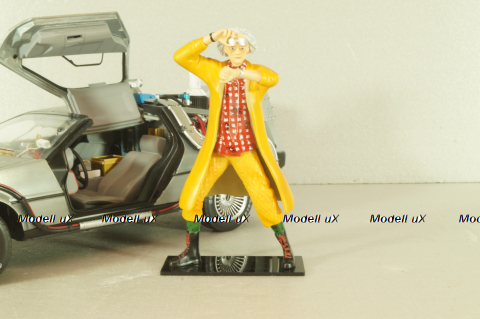 Emmett "Doc" Brown from movie Back to the future, figures, 2710F, Sun Star 1:18